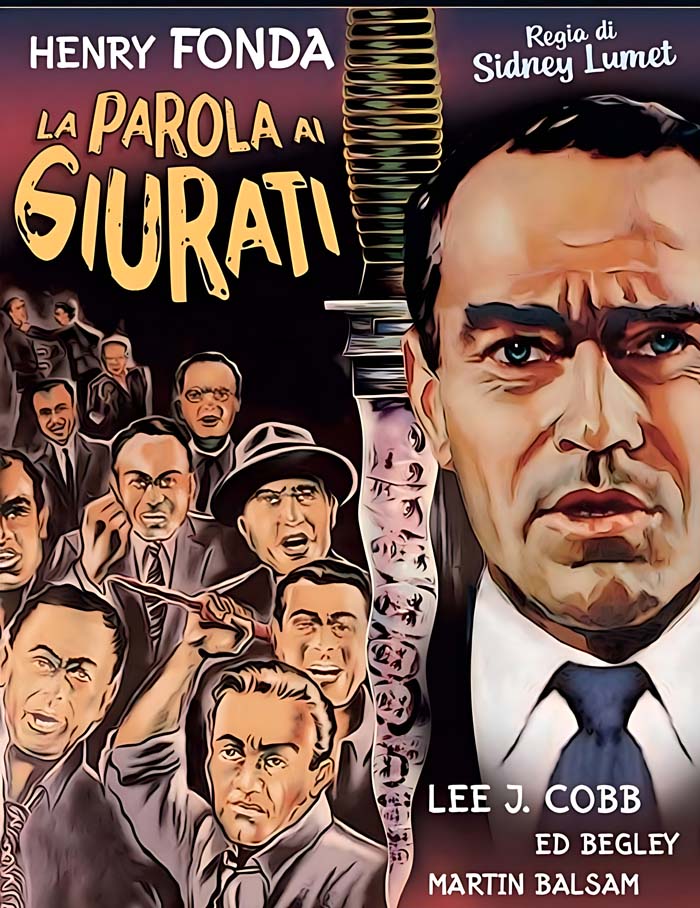 12 Angry Men (1957) vintage movie poster