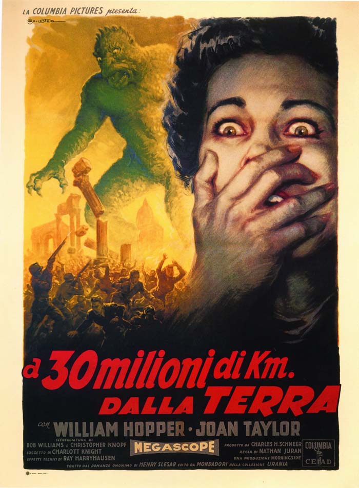 20 Million Miles to Earth (1957) vintage movie poster