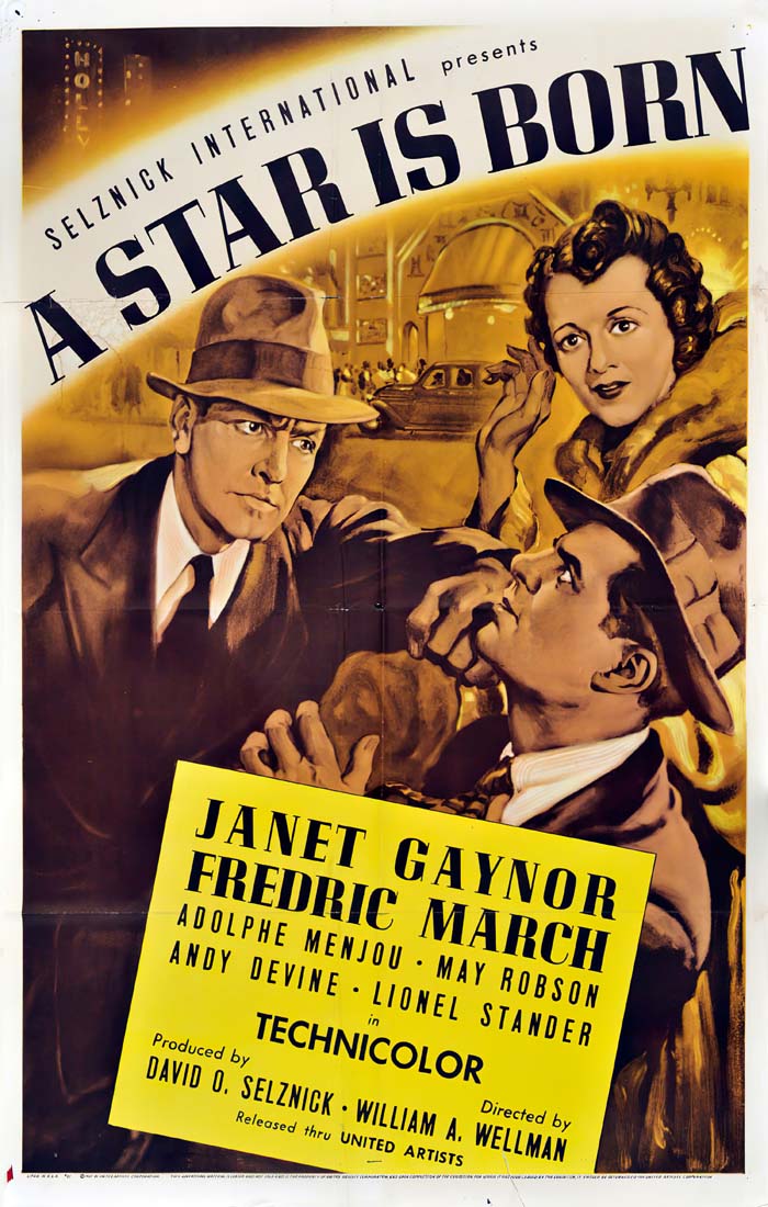 A Star Is Born (1937) vintage movie poster