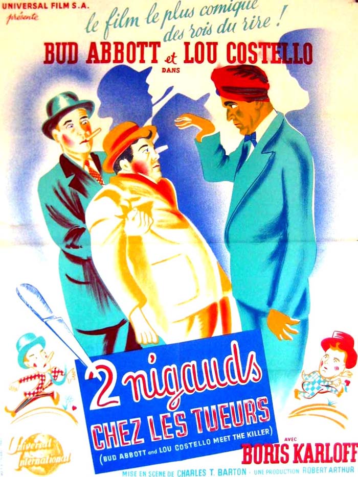 Abbott and Costello Meet the Killer, Boris Karloff (1949) vintage movie poster