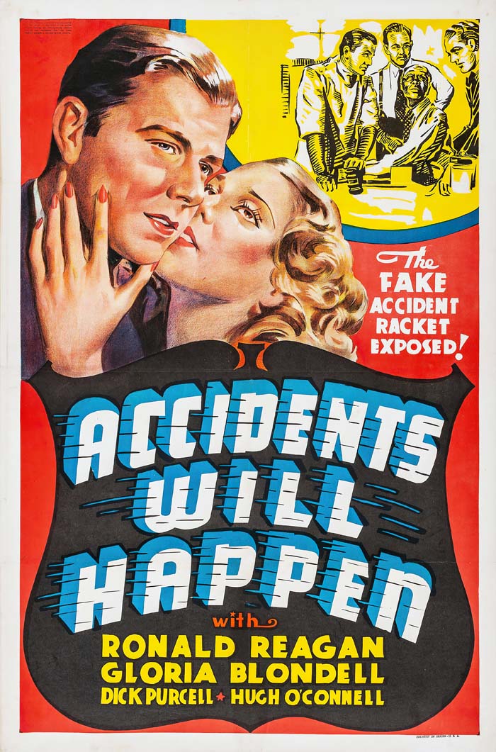 Accidents Will Happen (1938) vintage movie poster