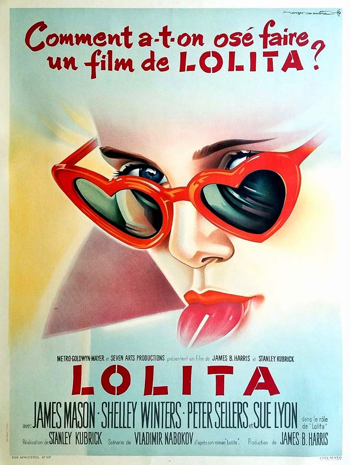 Lolita (1962) vintage movie poster