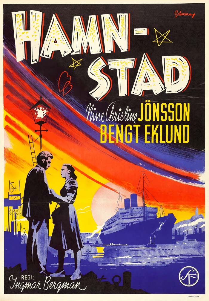 Hamnstad (1948) Swedish movie poster