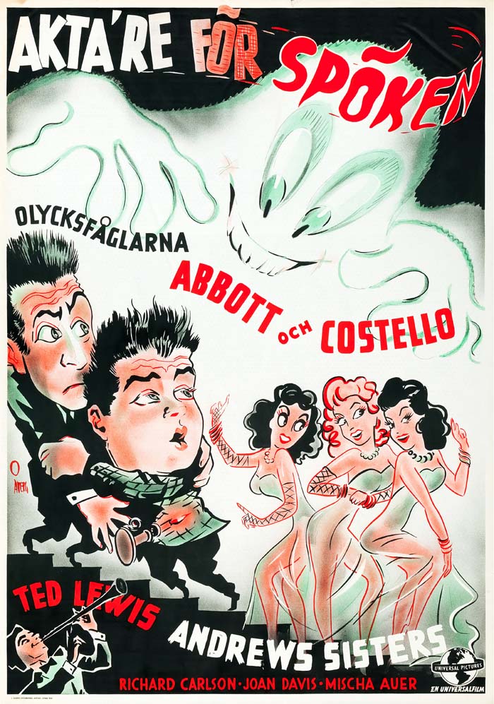 Hold That Ghost (1941) vintage movie poster