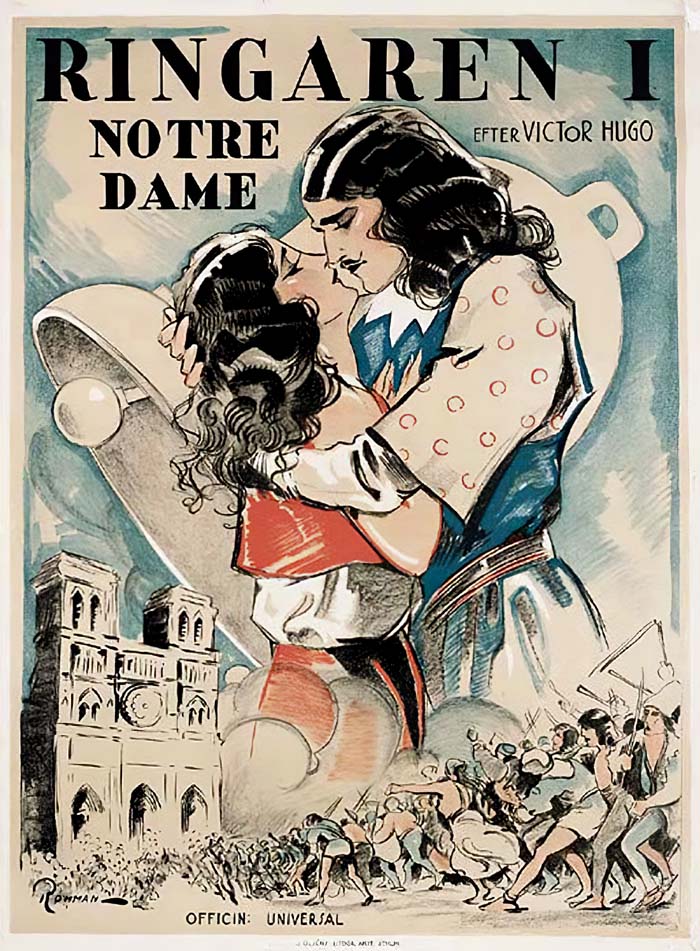 The Hunchback of Notre Dame (1923) vintage movie poster