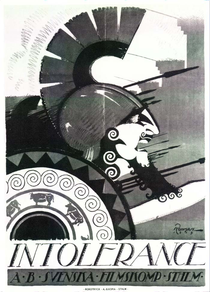Intolerance (1916) vintage movie poster