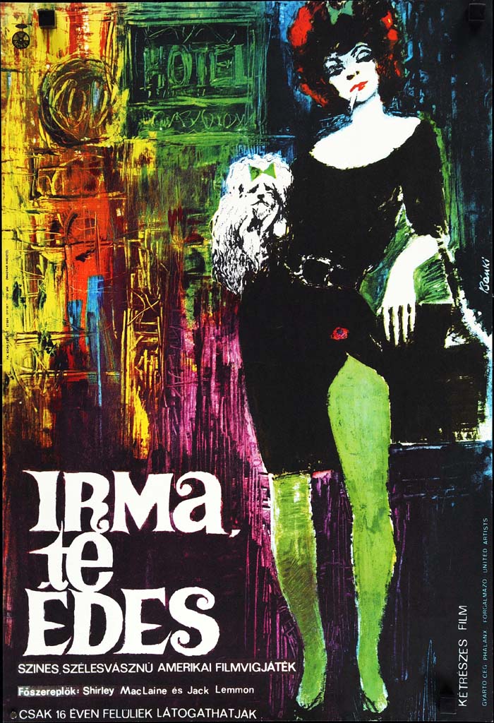 Irma la Douce (1963) vintage movie poster