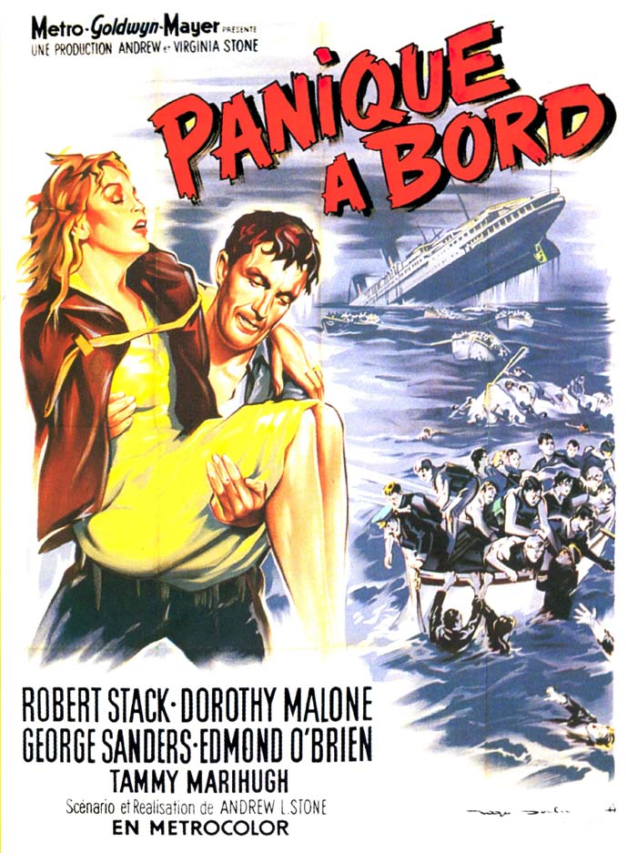 The Last Voyage (1960) vintage movie poster